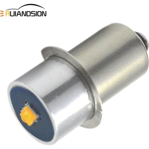P13.5S 3W DC3V AC/DC 4.5V 6-24V CR-EE LED Upgrade Bulb Flashlight Replacement Bulbs Torch Lamp Emergency Work Light for Maglite