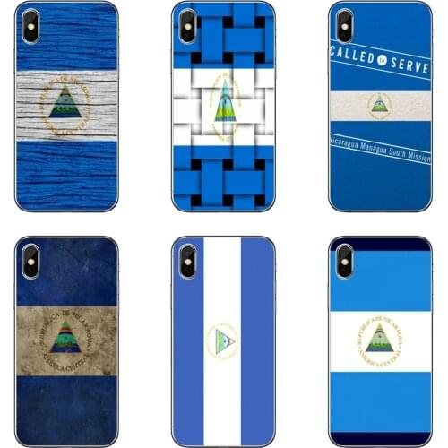 Nicaragua Flag Transparent Phone Case For iPhone 12 11 Pro Max Mini XS Max XR X 8 7 Plus 6 6S Plus 5 5S SE 2020