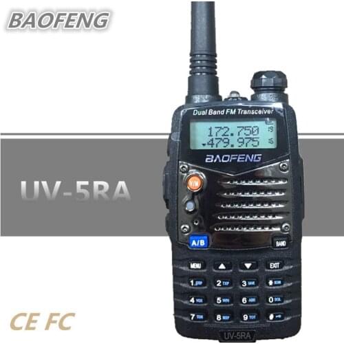 BAOFENG UV-5RA Walkie Talkie 10KM UV5R CB Ham Radio Scanner UHF/VHF 136-174/400-520MHz HF Transceiver Hunting Two Way Radio