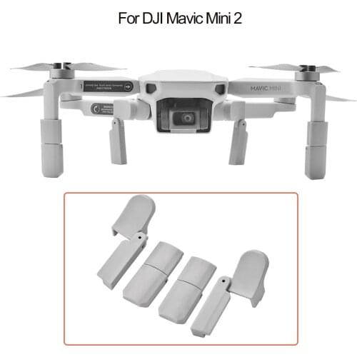 For DJI Mavic Mini 2 Drone Foldable Heightening Landing Gears Bracket Protector Heightening Stand Quick Release Accessories