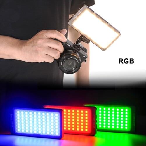 SUNWAYFOTO FL-70RGB LED Light RGB Color Photography Lighting On Camera Studio Light for DSLR Vlog Youtube Video Light