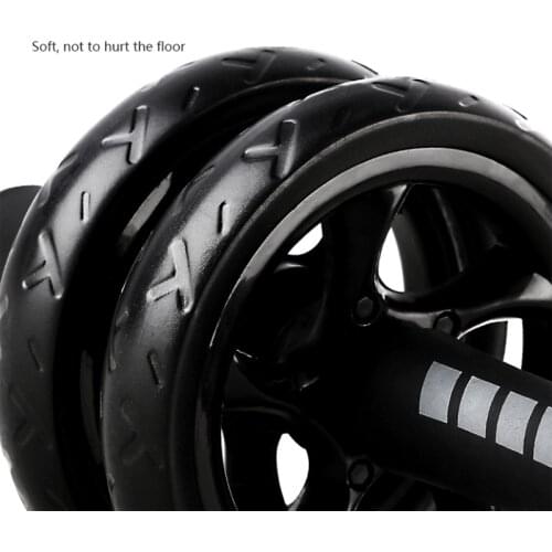 Trainer no noise abdominal wheel ab wheels wheel exercise rolls abdominal wheel with mat for exercise fitness equipment muscle