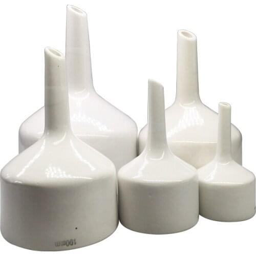 Filter Bottle Funnel 60 80 100 120 Experimental Equipment High Temperature and Corrosion Resistant Ceramic Bush Funnel