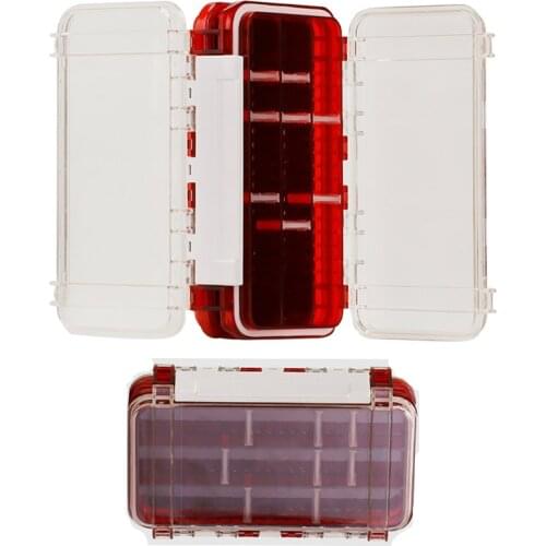 Fishing Tool Box Lures Box Accessories Waterproof Multifunction Double-Sided Big Portable Storage Fishing Organizer Case X850B