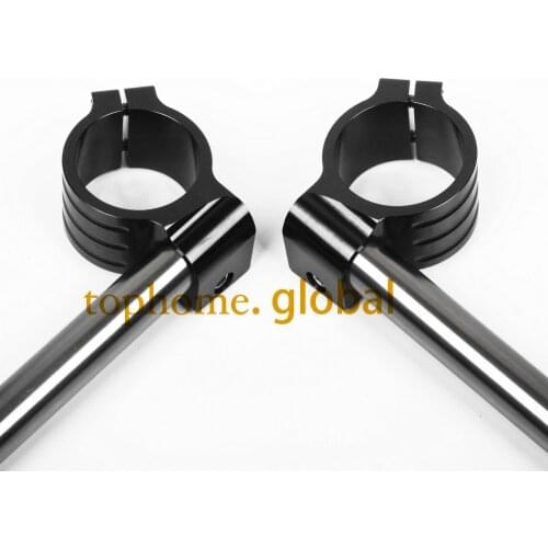 45mm Regular Black Color Clip Ons Handlebars Universal CNC Fork Handle Bars Motorcycle High Quality