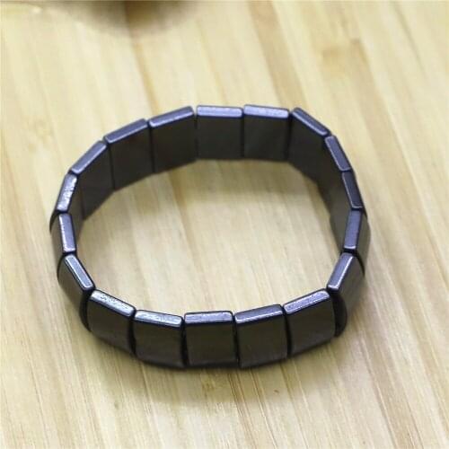 Women Men Balance Yoga Beads Elastic Bracelet Classic Natural Stone Bracelet Gold Crystal Black Gallstone Chakra Bracelets