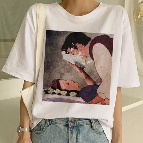 Women tops summer t shirt 2020 woman t-shirts o-neck short sleeve clothes for girl dropshipping tees black white shirts prints