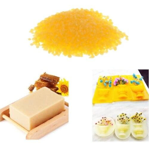 100g Pure Natural Beeswax Candles Making Supplies 100% No Added Soy Wax Lipstick Soap DIY Materials Yellow Bee Wax Pellets