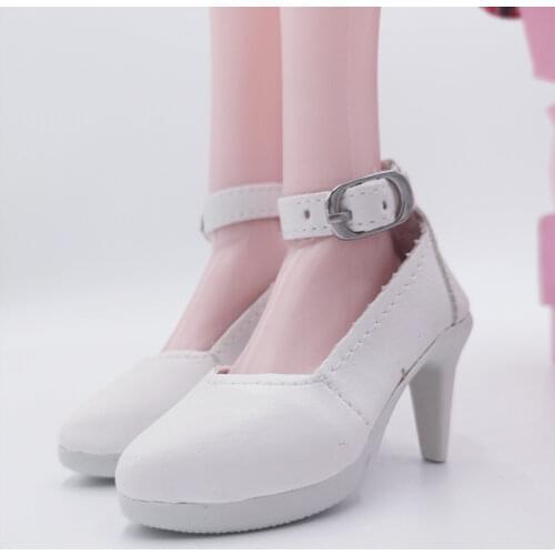 60cm Doll Boots Shoes for 1/3 BJD Doll Salon Doll Heel Girl Doll Toy Accessories 18 Inch Doll Shoes White Flat Boots