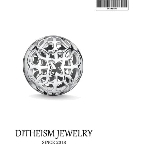 DIY Beads Ornament Charm 5mm Hole,2018 New Fashion 925 Sterling Silver Jewelry Trendy Gift For Women Girl Fit Bracelets Necklace