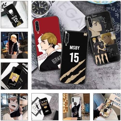Miya Atsumu Haikyuu japanese anime Phone Case For Samsung galaxy A S note 10 7 8 9 20 30 31 40 50 51 70 71 21 s ultra plus