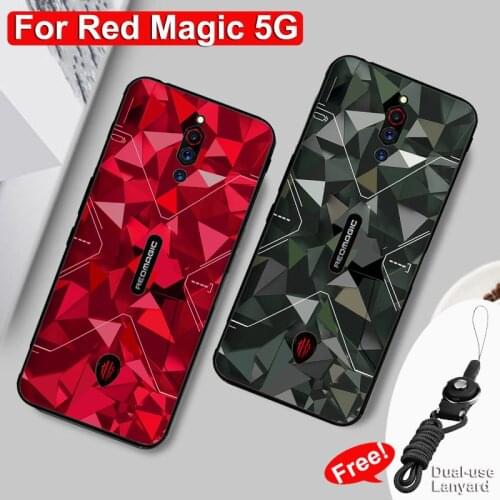 For ZTE Nubia Red Magic 5G Case Camouflage Slim Matte Case Redmagic 5G Cases Back Cover Case For Nubia Red Magic 5G Case shell