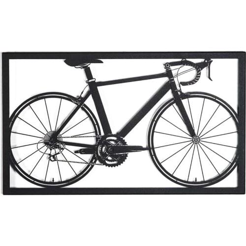 Cast Iron Bicycle Handicraft Work With Frame Home Decor Home Furnishings Stainless Steel Retro Vintage Bicycle Crafts Wall Decor