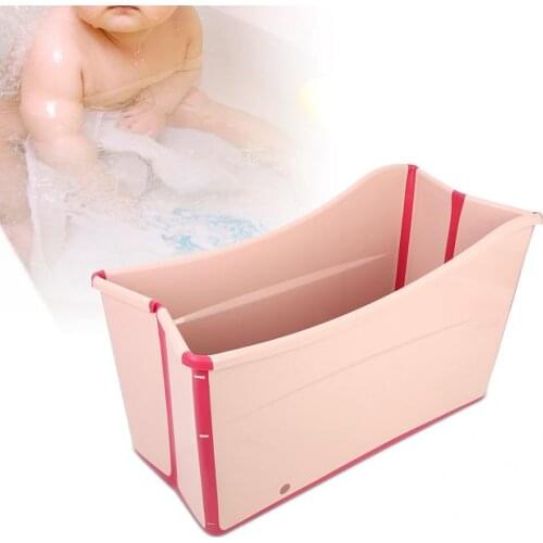 Portable Bathtubs Childrens Bath Bucket Foldable Tub Adult Bath Barrel Double Bath Tub Portable Bathtubs