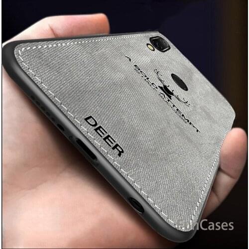 For Huawei Nova 3 Case Cloth Distressed Hard Back Cover For Huawei Nova 3i Phone Cases Soft Frame Fabric Fundas Hawaii frontje