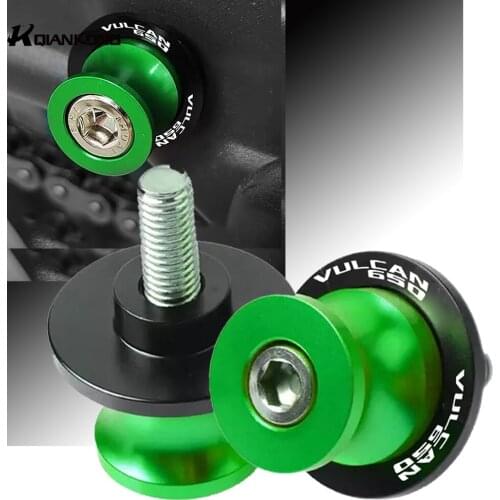 For Kawasaki VULCAN S650 2015-2020 Motorcycle CNC 8mm 10mm Swingarm Spools Slider Swingarm Stand Accessories 2019 2018 2017 2016