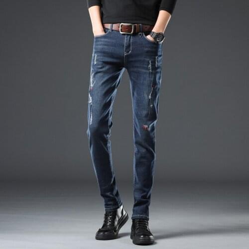 HCXY Straight Jeans For Men
