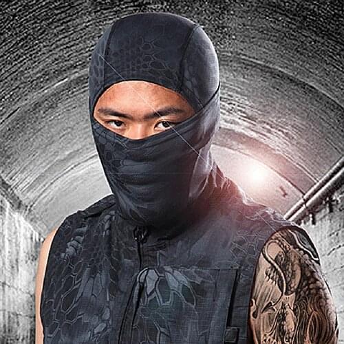 Camouflage Tight Balaclava Tactical Hunting Outdoor Military Motorcycle Ski Cycling Full Face Protection