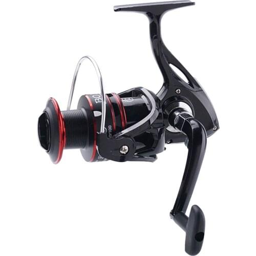 Spinning Fishing Reel BA 500-7000 No Gap Metal Spool Reel 8KG Pike Black Red Spinning reel High Speed Reel Fish Tools X163G
