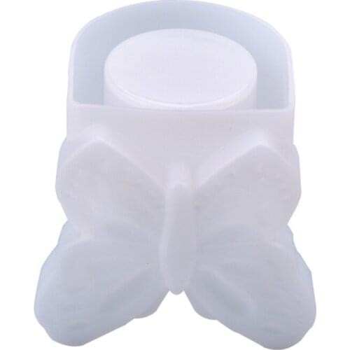 DIY Crafts Decor Crystal Epoxy Resin Mold Butterfly Storage Box Silicone Mould