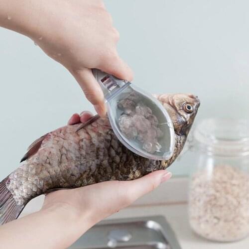 Useful Fish Skin Brush Scraping Fishing Scale Brush Graters Fast Remove Fish knife Cleaning Peeler Scaler Scraper