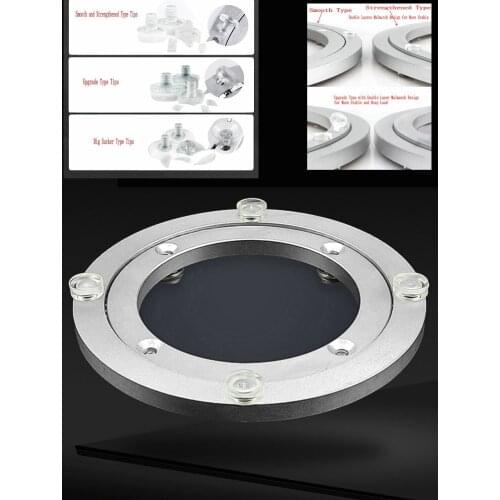 HQ AA01 Aluminium Alloy Lazy Susan Turntable Dining Table Rotating Swivel Plate 4-40INCH Diameter