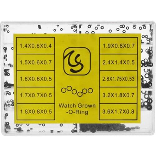 Mini Rubber Washer O-Ring Watch Crown Gasket Waterproof Seals Repair Tool 10 Size