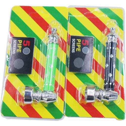 Carved Jamaica Smok Metal Pipes Portable Smoking Pipe Tobacco Pipe Smoking Pipes Gifts Narguile Grinder Smoke