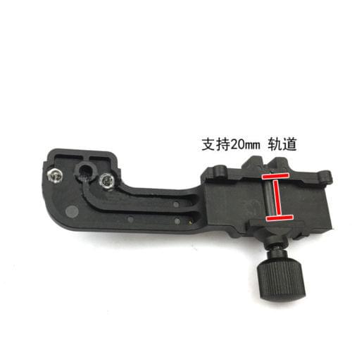 Outdoor Hunting Tactical 20mm Rail Mount Adapter for Gopro Sports Camera