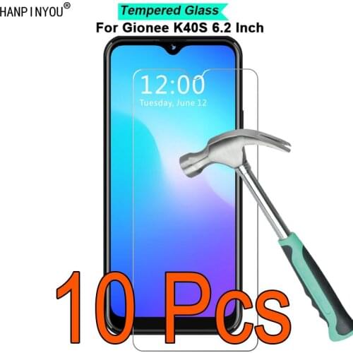 10 Pcs/Lot For Gionee K40S 6.2" 9H Hardness 2.5D Ultra-thin Toughened Tempered Glass Film Screen Protector Protect Guard