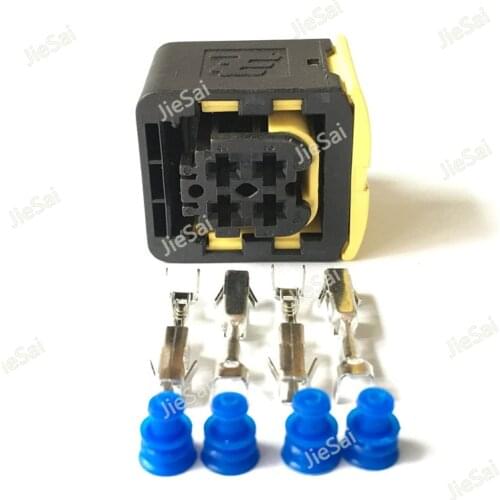 4 Pin 1-1418390-1 3.5mm Female Waterproof Automotive Electric Connector