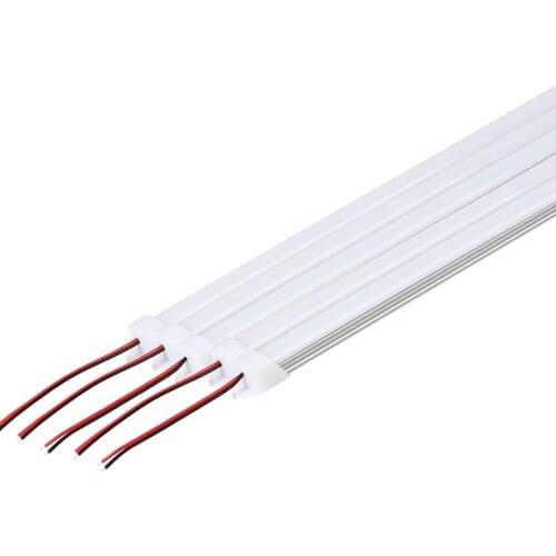 5PCS*50cm DC 12V SMD 5730 5630 LED Hard Strip Bar Light Aluminium shell +PC cover LED Bar Light 5730 Cabinet Light