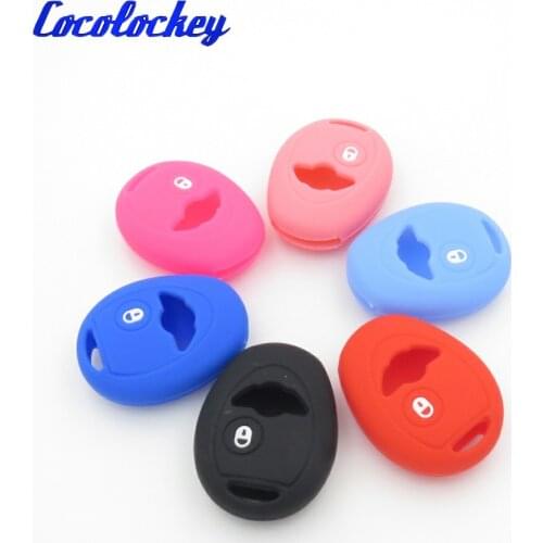 Cocolockey SILICONE KEY COVER Case Fob Shell FIT FOR BMW Mini Cooper Key Cover R50 R53 KEY CASE FOR CAR INTERIOR ACCESSORIES