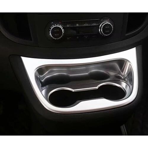 Water Cup Holder Trim Panel Frame Cover For Mercedes Benz Vito W447 2014 2015 2016 2017 Chrome Car Interior Car Accessories