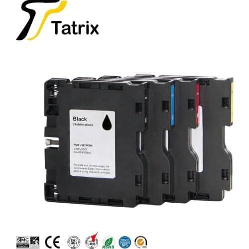 Tatrix Premium Sublimation Color Compatible Ink Cartridge SG400 NA/EU SG800 for Sawgrass Sublijet HD Virtuoso SG400 SG800Printer