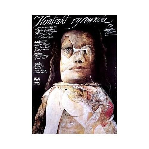 Draughtsmans Contract Poland Polish Old Movie Film Retro Vintage Poster Canvas Painting Wall Sticker Home Art Home Decor Gift