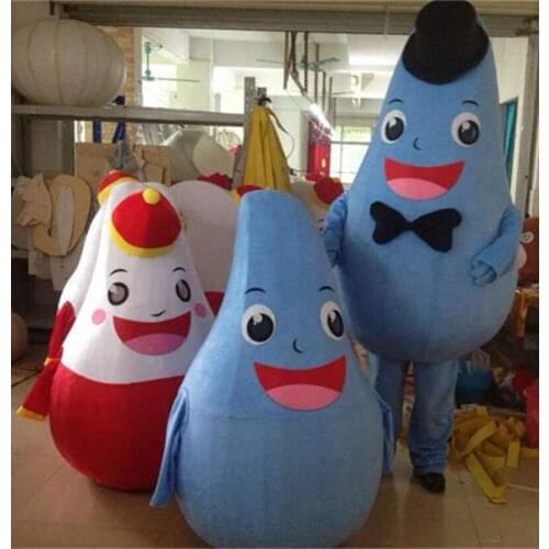 Water Drop Mascot Costumes Adult Size Carnival Halloween Festival Event Outfit New Year Christmas Mascot