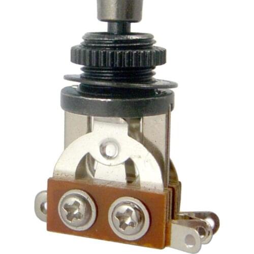 Internal Thread 3.5mm Brass Electric Guitar Toggle Switches Knobs Tip Cap Button