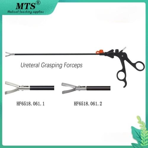 Endoscopic Laparoscopic Surgery Medical Instruments Ureteral Grasping Forceps Urological surgery or teaching traumatic pistol