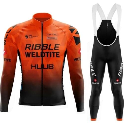 HUUB Mens Cycling Jersey 2021 Autumn Long Sleeve Ropa Ciclismo Bicycle Clothing Quick Dry Riding Clothes Sports bike clothing