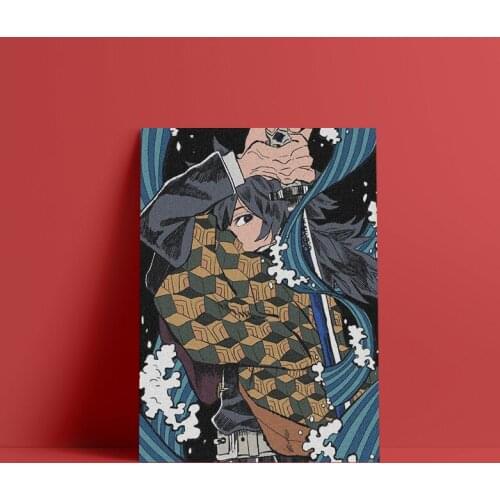 Wall Art Modular Canvas Demon Slayer Kimetsu No Yaiba Pictures Home Decor Painting Japanese Anime Prints Poster For Living Room