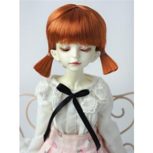 JD554 1/4 1/3 New Arrival BJD Synthetic Mohair Doll Wigs for MSD SD Doll Size 7-8inch and 8-9inch doll Top Hair Doll Accessories