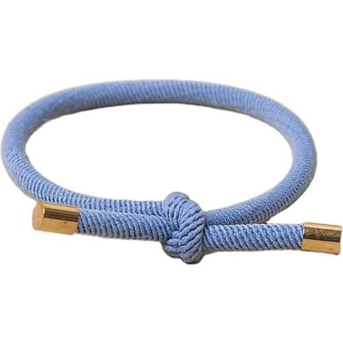 2021 New Arrival Simple Fine Design Hot Selling Bowknot Hair Band High Elastic Hair Rope Adult Women Girls Hair Rings Headpiece