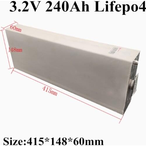 New arrival Lithium iron phosphate battery cell 3.2V 240AH high density cell lifepo4 battery for 12V 24V 36V battery pack DIY