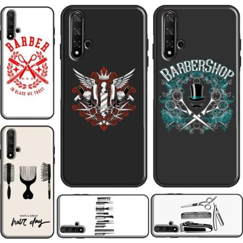Barber Shop Hair Stylist Case For Huawei Nova 5T Y6 Y9 Y7 2019 Cover For Honor 8A 8X 9X 10 Lite 20 Pro 10i Coque