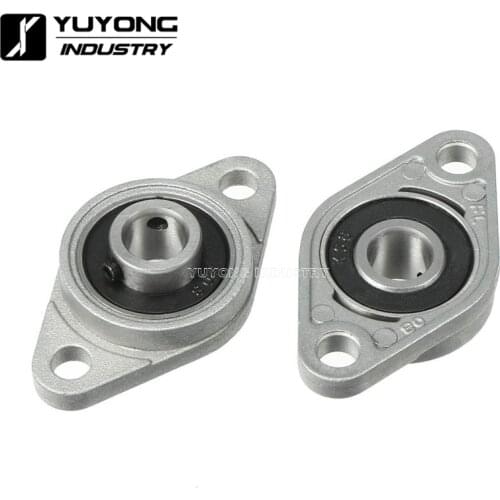 2pcs/lot KFL08/KFL000/KFL001/KFL002 Bearing Shaft Support Spherical Roller Zinc Alloy Mounted Bearings Pillow Block Housing