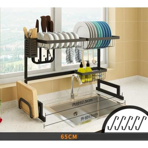 Escurridor De Platos Scolapiatti Especias And Storage Stainless Steel Organizador Rack Mutfak Cocina Cozinha Kitchen Organizer