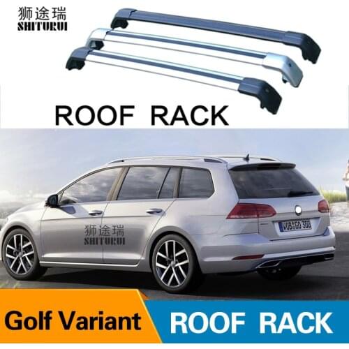 Roof rack rail (cross beam) for VOLKWAGEN Golf Variant sportcombi 13+ thicken aluminum alloy, ISO9001 quality,hot sale in China