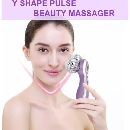 New4D Diamond-Cut Roller Micro-current Vibration Face Massager Facial Lift Shaping & Wrinkle Remove Machine Body Slimming Device