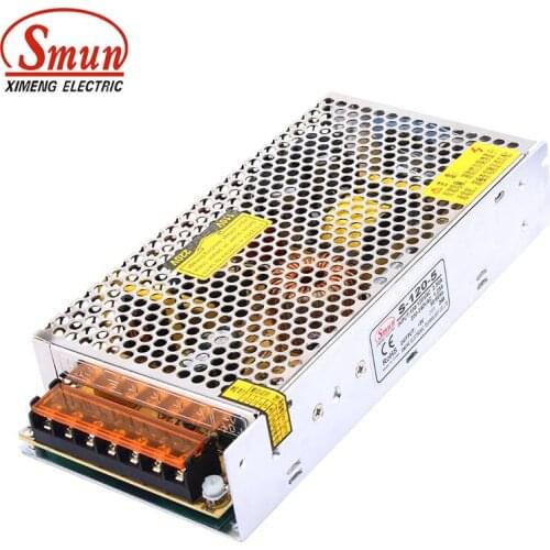 SMUN S-120-5 120W 5V 24A Single Output IP20 AC-DC LED Switching Power Supply